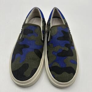 Ash Nikita Blue Camouflage Skate Sneakers Size 37